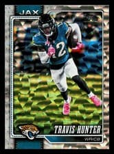 Travis Hunter #90 - 2026 Topps Flagship Silver Crackle Foil - Jaguars