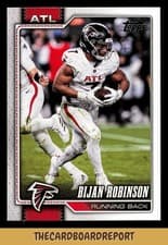 Bijan Robinson #CB-21 - 2026 Topps Flagship Companion Cards - Falcons
